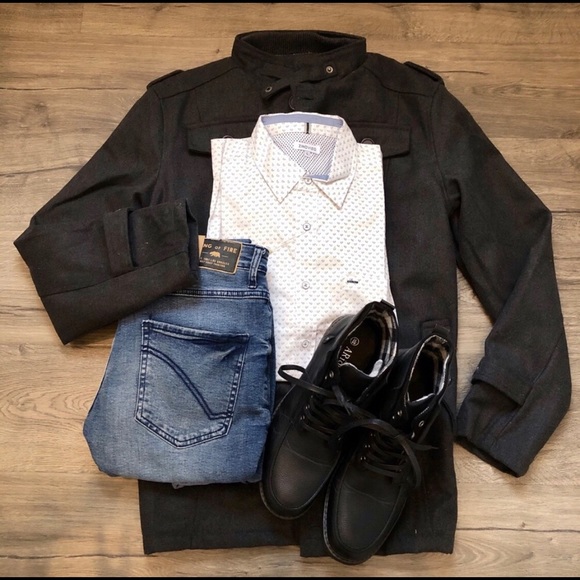 NWT! Clearance 🎉Mens Faded Blue Edge Slim Stretchy Denim Jeans - Picture 8 of 8